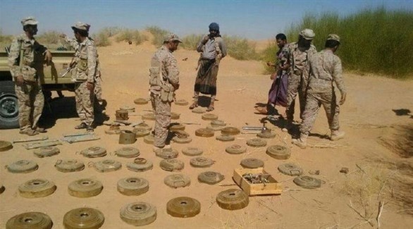 عناصر من خبراء الألغام في الجيش اليمني (أرشيف)