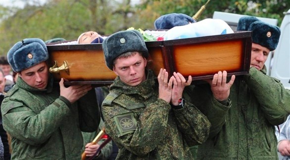 جنازة عسكرية روسية (أرشيف)