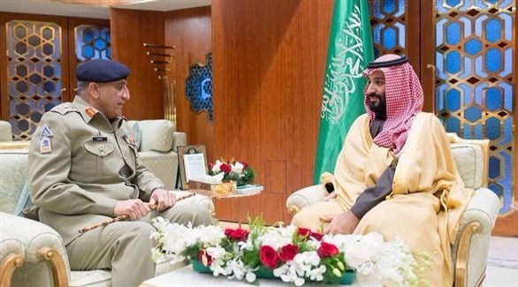 ولي العهد السعودي وقائد الجيش الباكستاني (واس)
