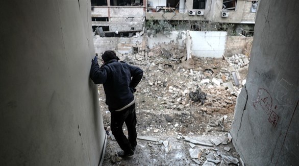 الدمار في الغوطة الشرقية (إ ب أ)
