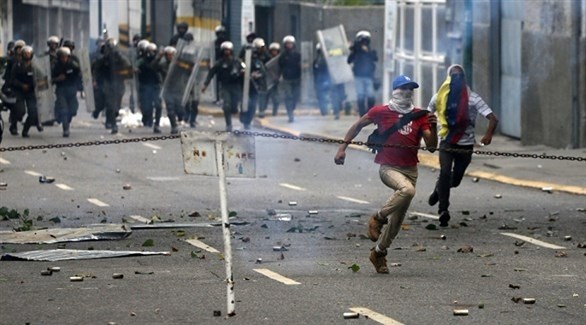 جانب من تظاهرات المعارضة في فنزويلا (أرشيف)