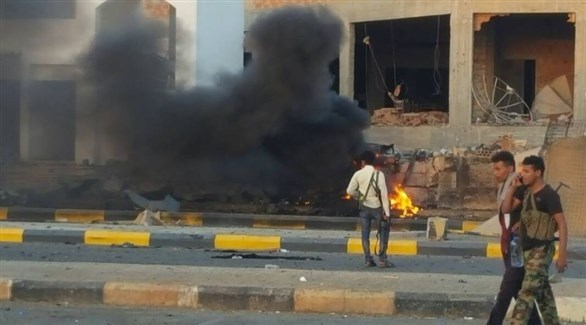 محيط الهجوم الإرهابي في عدن (تويتر)