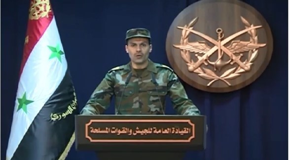 جانب من كلمة الجيش السوري غداة الإعلان 
