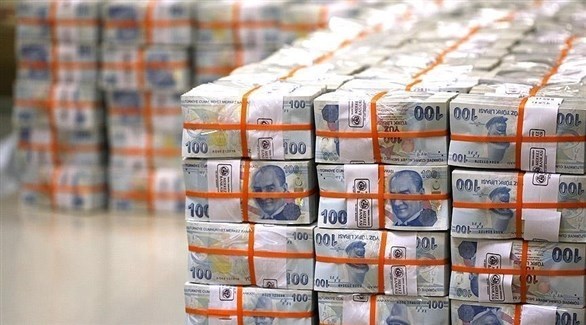 عملة تركية في البنك المركزي(رويترز)