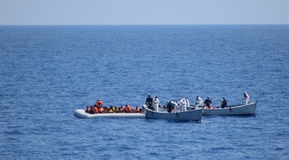 قارب مهاجرين في البحر الأبيض المتوسط (أرشيف)