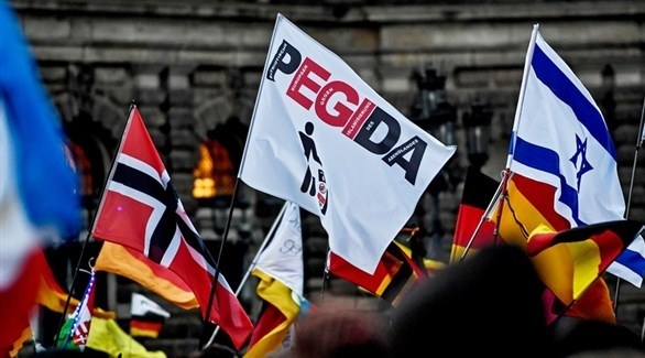 جماعة بيجيدا اليمينية المتطرفة في ألمانيا (أرشيف)