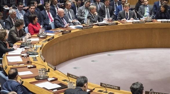 جانب من المشاركين في جلسة مجلس الأمن (الأمم المتحدة)
