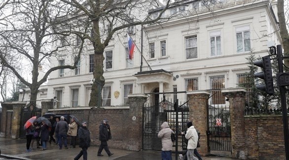 السفارة الروسية في بريطانيا (أرشيف)