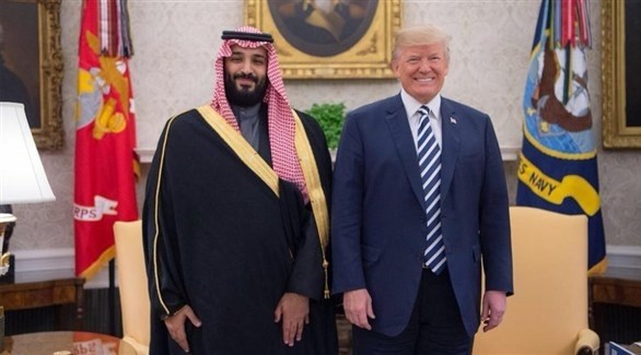الرئيس الأمريكي دونالد ترامب وولي العهد السعودي محمد بن سلمان  (أرشيف)