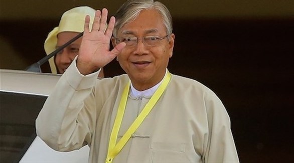 رئيس ميانمار، تين كياو (أرشيف)