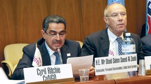 المندوب الدائم لدولة الإمارات لدى الأمم المتحدة في جنيف عبيد سالم الزعابي (وام)