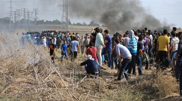 مواجهات في غزة مع جيش الاحتلال الإسرائيلي (أرشيف)