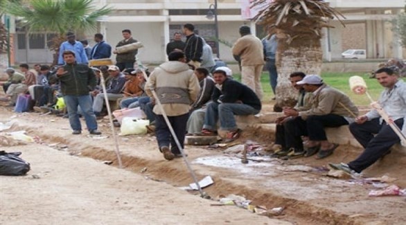 مجموعة من العمال السوريين في الاردن (أرشيف)