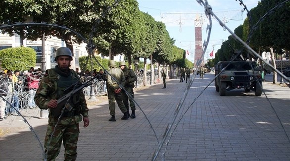 جنود في شارع بورقيبة بالعاصمة التونسية (أرشيف)