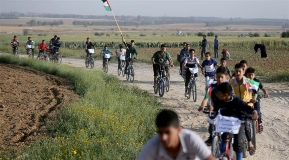 أولاد فلسطينيون في غزة.(أرشيف)