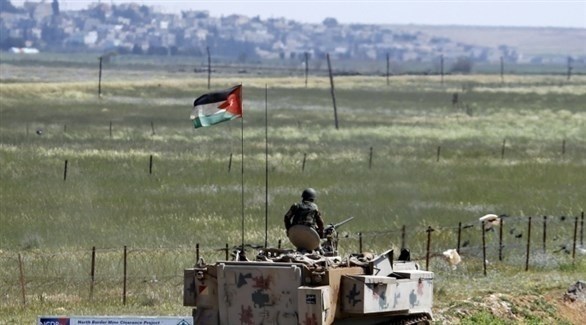 دبابة أردنية عند الحدود مع سوريا (أرشيف)