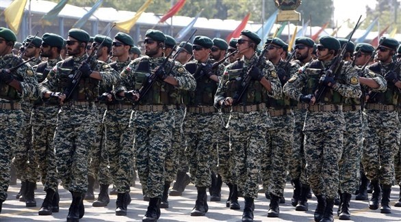 جنود إيرانيون في عرض عسكري في طهران.(أرشيف)