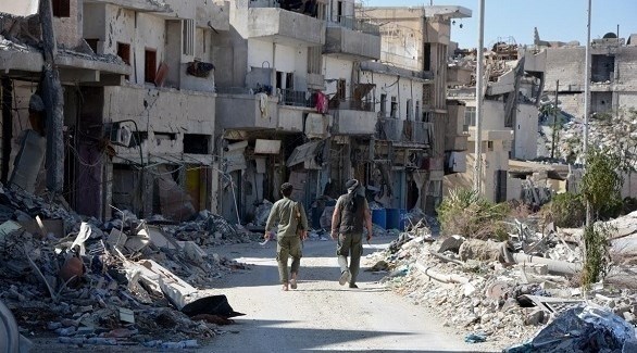قوات كردية أثناء حربها على داعش (ارشيف)