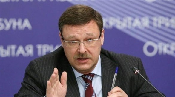  رئيس لجنة الشؤون الدولية في مجلس الاتحاد الروسي، قسطنطين كوساتشيف (أرشيف)