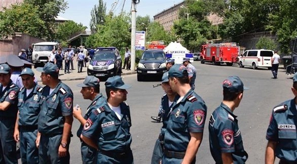 عناصر من الشرطة الأرمنية (أرشيف)