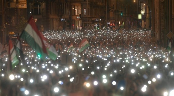 مظاهرات في المجر (أرشيف)