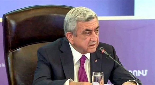 رئيس وزراء أرمينيا سيرج سركيسيان (أرشيف)