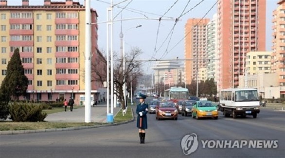 شرطية مرور كورية شمالية (وكالة يونهاب)