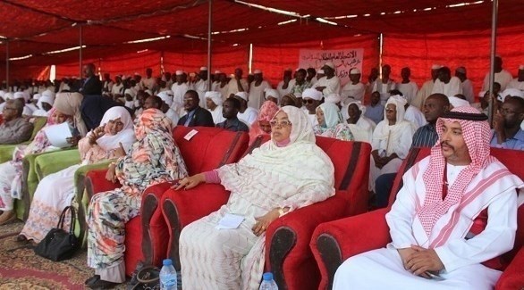 خلال افتتاح حرم الرئيس السوداني للمستشفى (من المصدر)