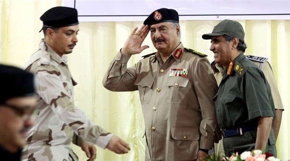 القائد العام للجيش الليبي الجنرال خليفة حفتر (أرشيف)