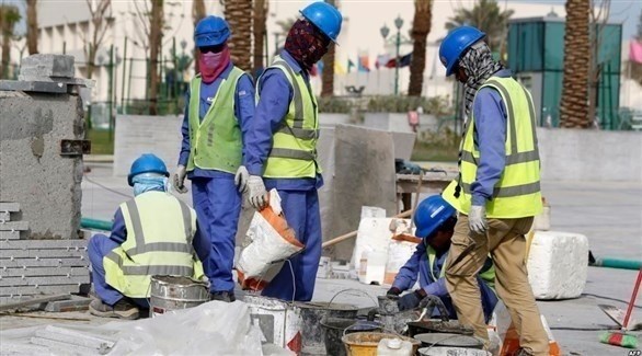 عمال آسيويون في قطر(أرشيف)