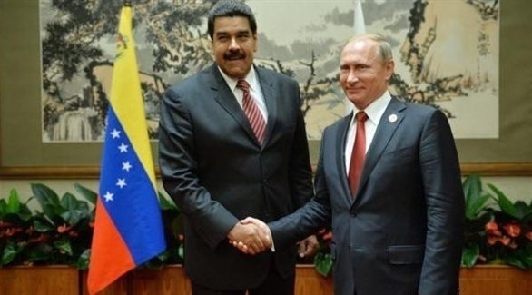 الرئيس الروسي فلاديمير بوتين ونظيره الفنزويلي نيكولاس مادورو (أرشيف)