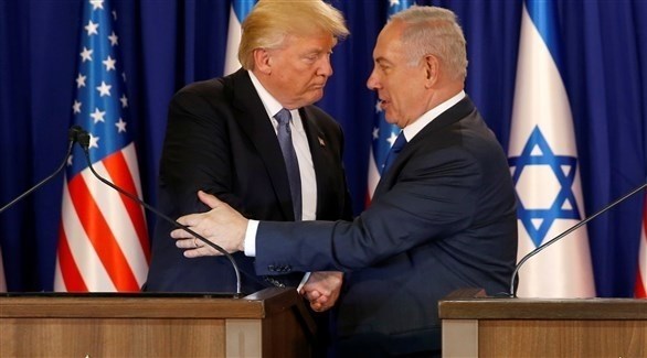 الرئيس الامريكي دونالد ترامب ورئيس الوزراء الإسرائيلي بنيامين نتانياهو.(أرشيف)