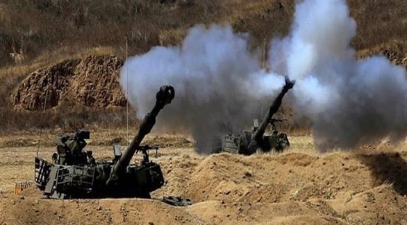 مدفعية الاحتلال الإسرائيلي شرقي غزة (أرشيف)