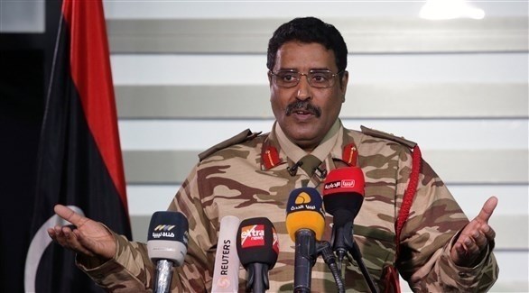 المتحدث باسم الجيش الوطني الليبي العميد أحمد المسماري (أرشيف)