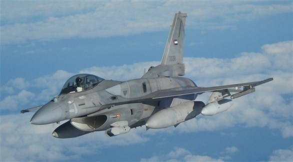 طائرة مقاتلة تابعة للقوات المسلحة الإماراتية (أرشيف)
