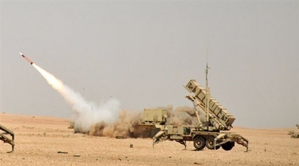 انطلاق صاروخ مُضاد للصواريخ من منصة لقوات الدفاع الجوي السعودي (أرشيف)