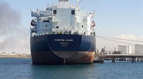 ناقلة نفط في ميناء راس لانوف الليبي (أرشيف)