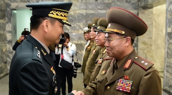 مسؤولون عسكريون من الكوريتين في محادثات سابقة (يونهاب)
