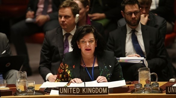 المندوبة البريطانية لدى الأمم المتحدة كارين بيرس (أرشيف)