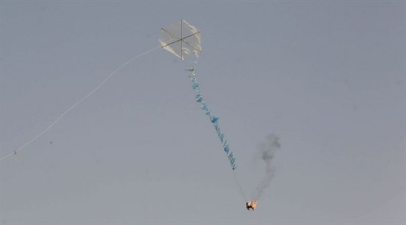 "طائرة ورقية" فلسطينية حارقة في غزة (أرشيف)