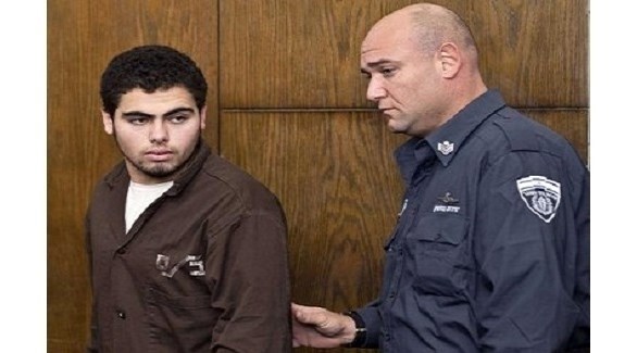 الفلسطيني محمد مفارجة أثناء محاكمته (أرشيف)
