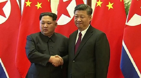 الرئيس الصيني والزعيم الكوري الشمالي (أرشيف)