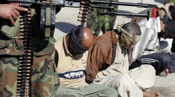 معتقلين من تنظيم داعش في محافظة صلاح الدين(أرشيف)