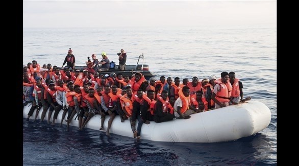 قارب مهاجرين (أرشيف)