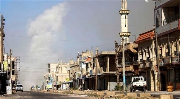 آثار قصف في محافظة درعا (أرشيف) 