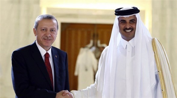 الرئيس التركي رجب طيب أردوغان وأمير قطر تميم آل ثاني (أرشيف)
