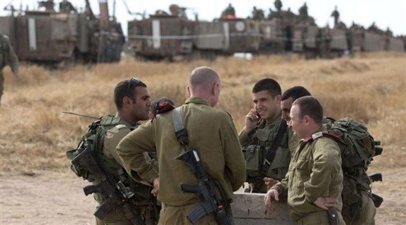 عناصر من الجيش الاسرائيلي على الحدود مع قطاع غزة (أرشيف)