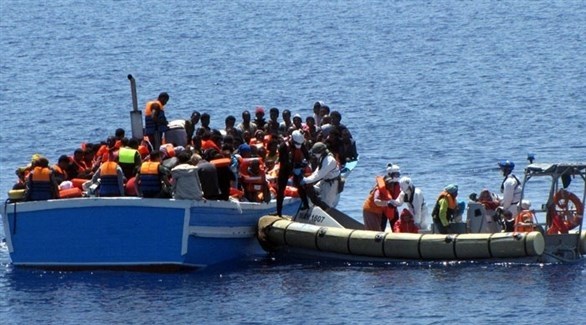 إنقاذ مهاجرون أفارقة على سواحل ليبيا (أرشيف)