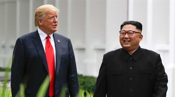 الزعيم الكوري الشمالي كيم جونغ أون والرئيس الأمريكي دونالد ترامب (أرشيف)