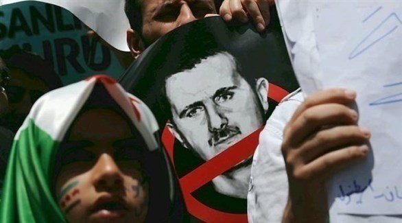 من أولى تظاهرات المعارضة السورية.(أرشيف)